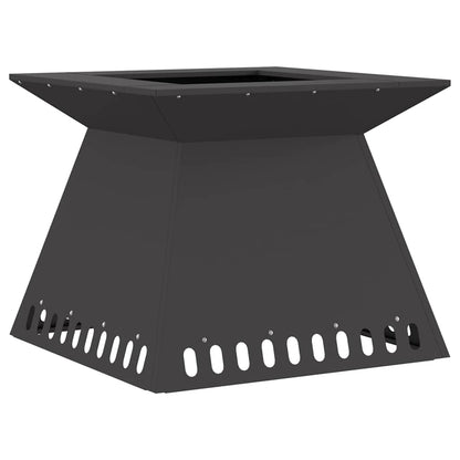 Feuerstelle Schwarz 48 x 48 x 40 cm Stahl