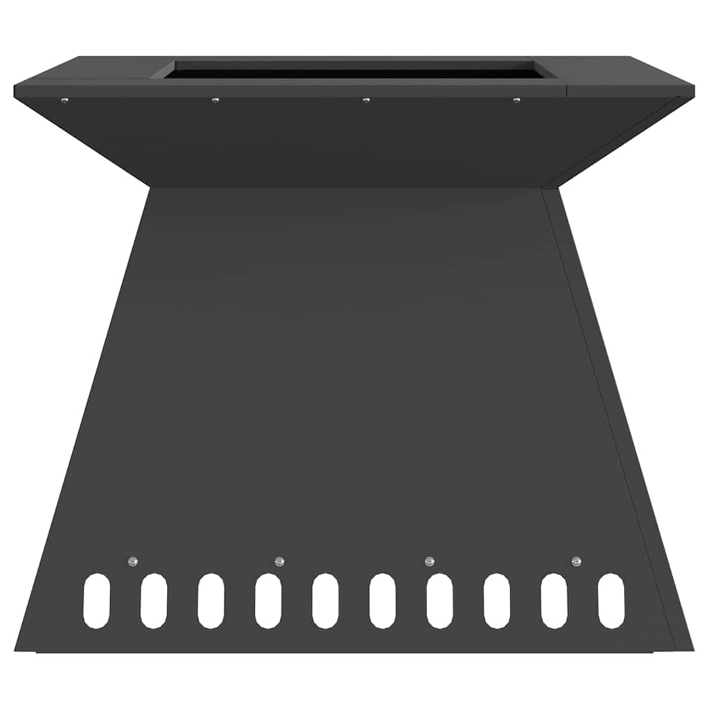 Feuerstelle Schwarz 48 x 48 x 40 cm Stahl