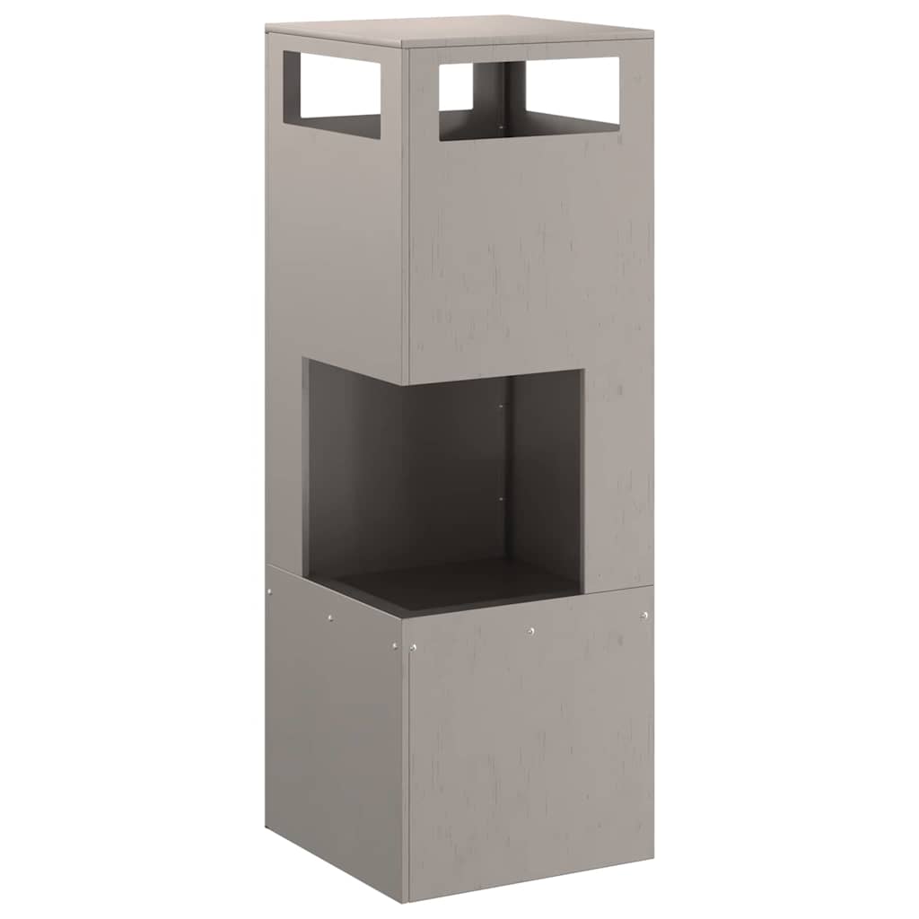 Feuerstelle Schwarz 35 x 35 x 100 cm Stahl