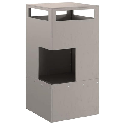Feuerstelle Schwarz 35 x 35 x 100 cm Stahl