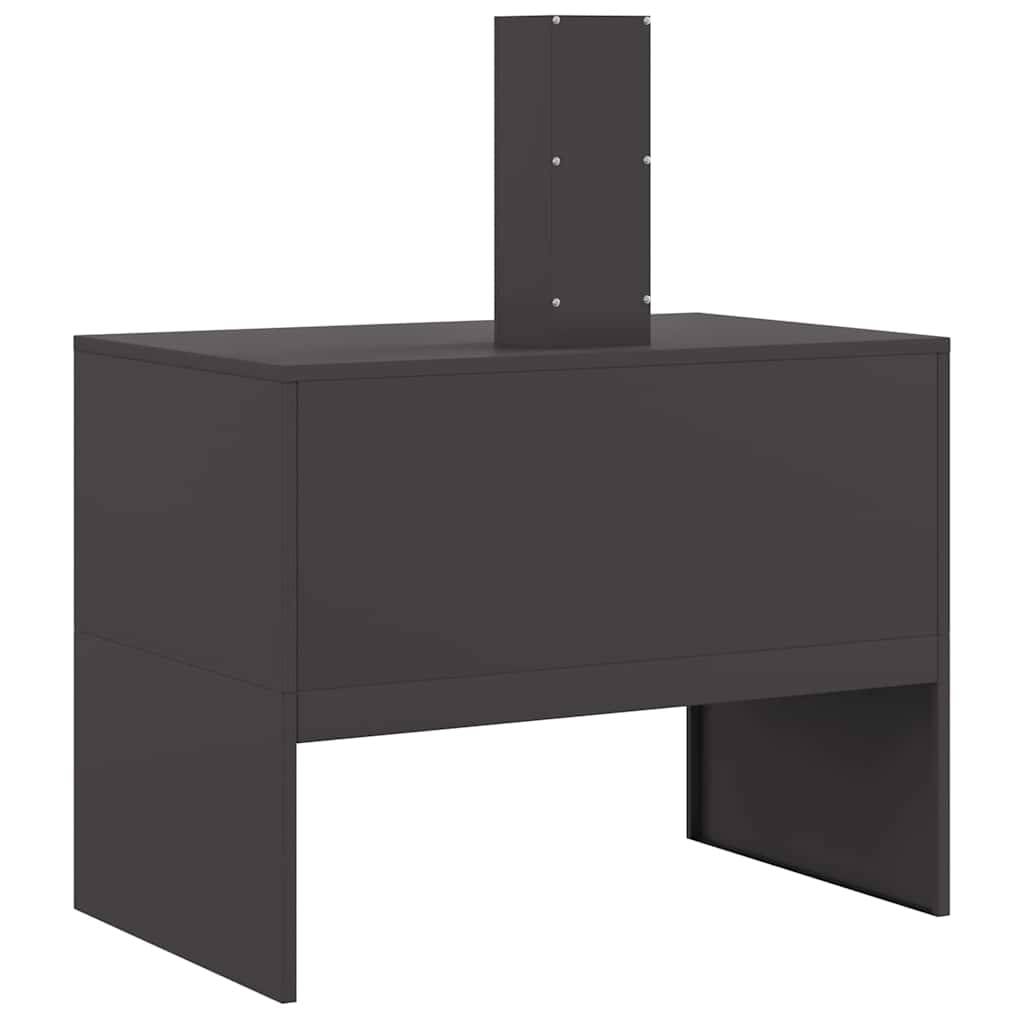 Feuerstelle Schwarz 60 x 40 x 96 cm Stahl