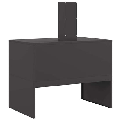 Feuerstelle Schwarz 60 x 40 x 96 cm Stahl