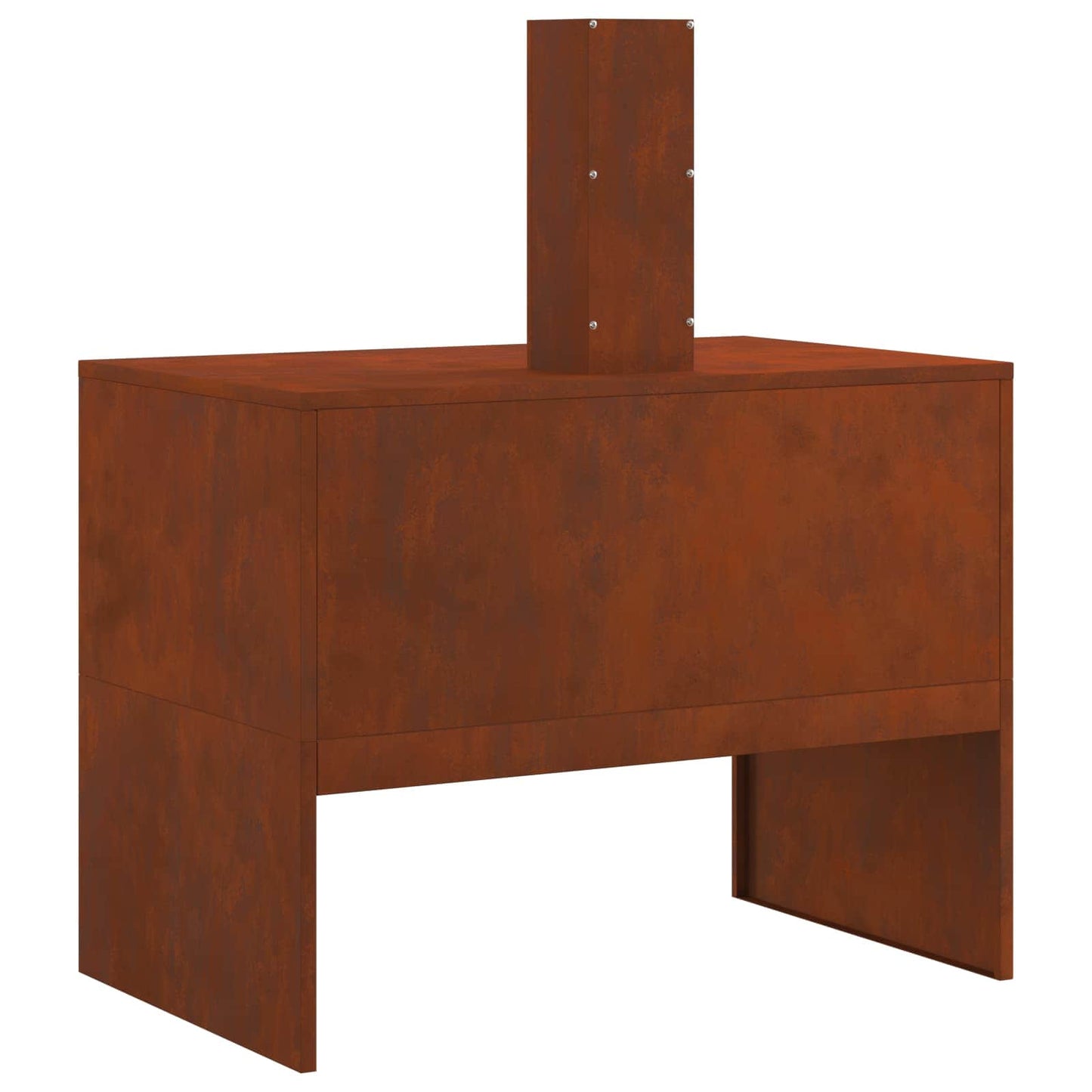Feuerstelle Schwarz 60 x 40 x 96 cm Stahl