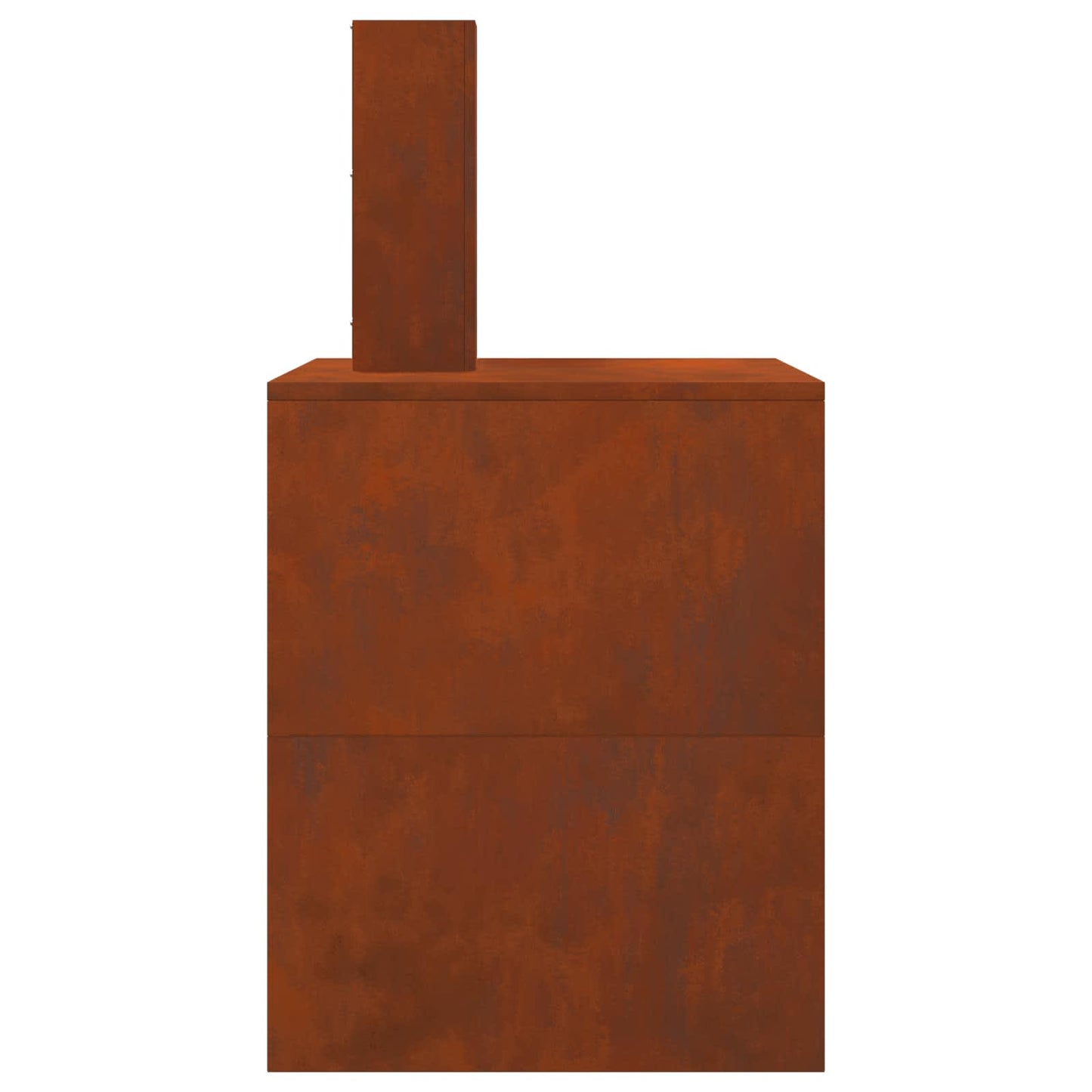 Feuerstelle Schwarz 60 x 40 x 96 cm Stahl