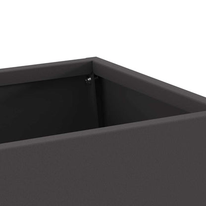 Feuerstelle Schwarz 60 x 35 x 100 cm Stahl