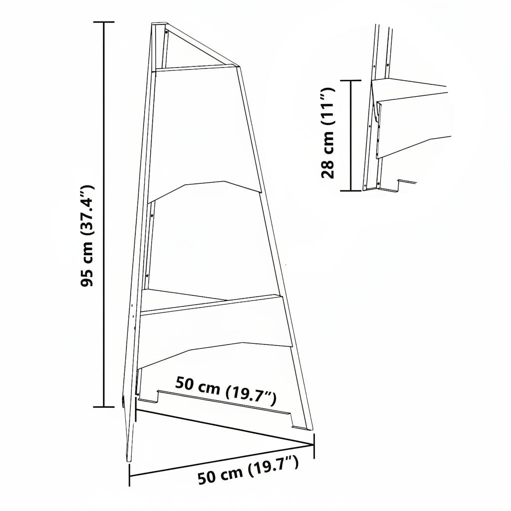 Feuerstelle Schwarz 50 x 50 x 95 cm Stahl