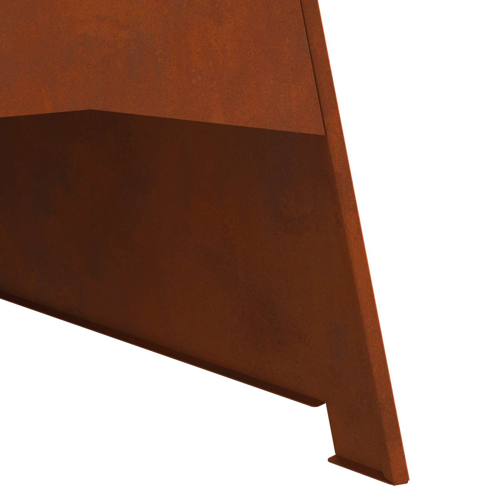 Feuerstelle Schwarz 50 x 50 x 95 cm Stahl