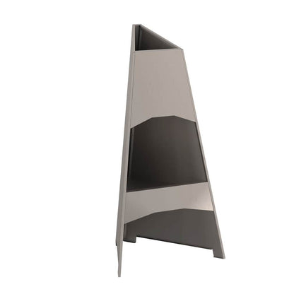 Feuerstelle Schwarz 50 x 50 x 95 cm Stahl