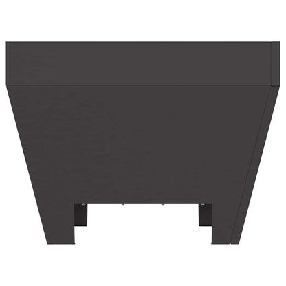 Feuerstelle Schwarz 50 x 50 x 38 cm Stahl