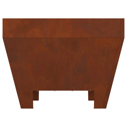 Feuerstelle Schwarz 50 x 50 x 38 cm Stahl