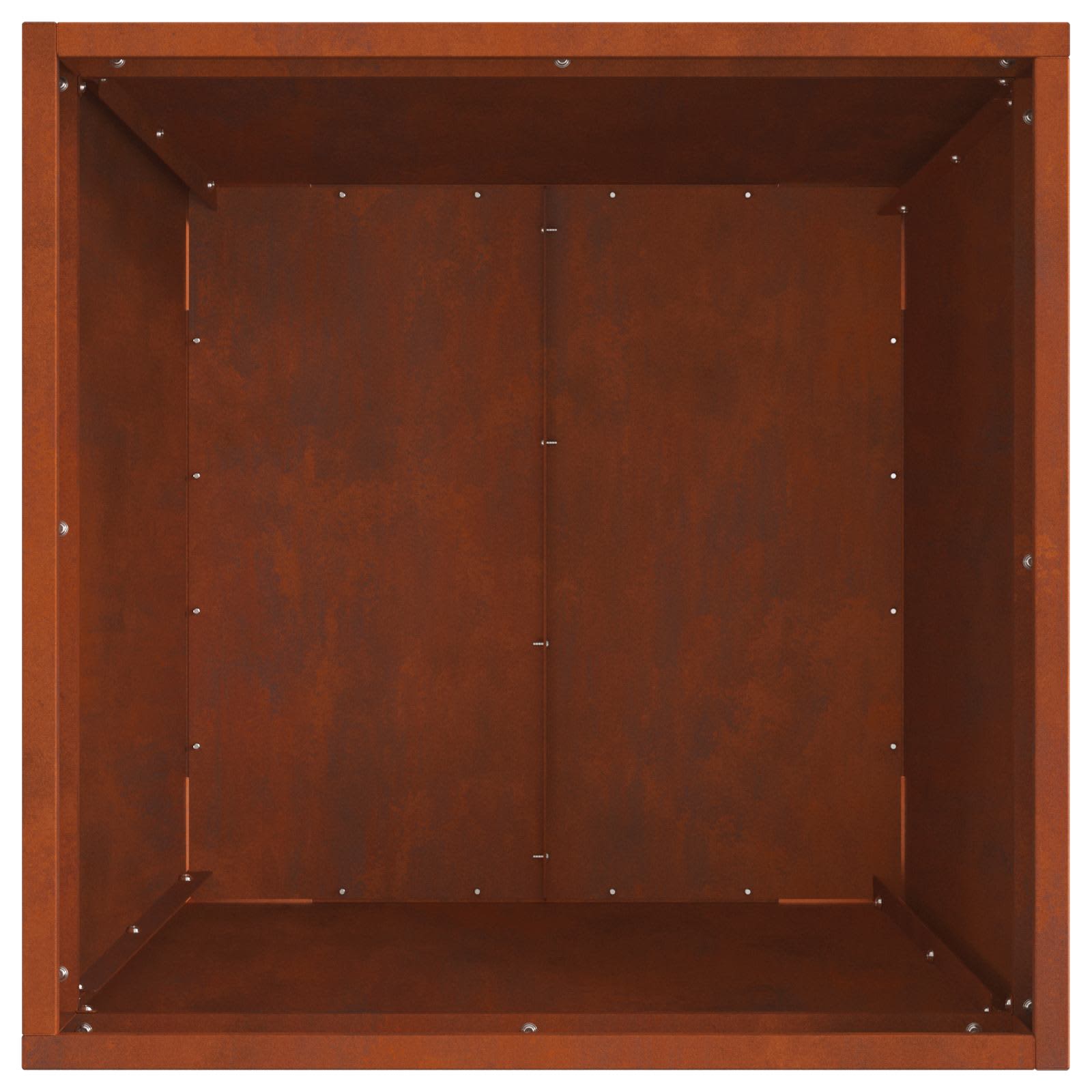 Feuerstelle Schwarz 50 x 50 x 38 cm Stahl