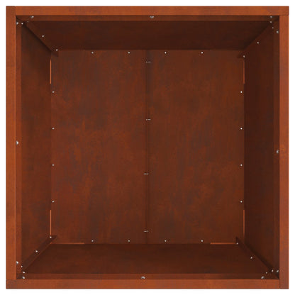 Feuerstelle Schwarz 50 x 50 x 38 cm Stahl