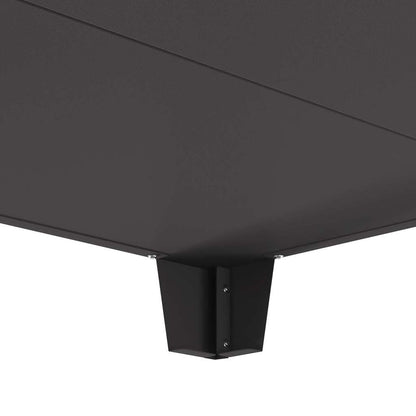Feuerstelle Schwarz 50 x 50 x 38 cm Stahl