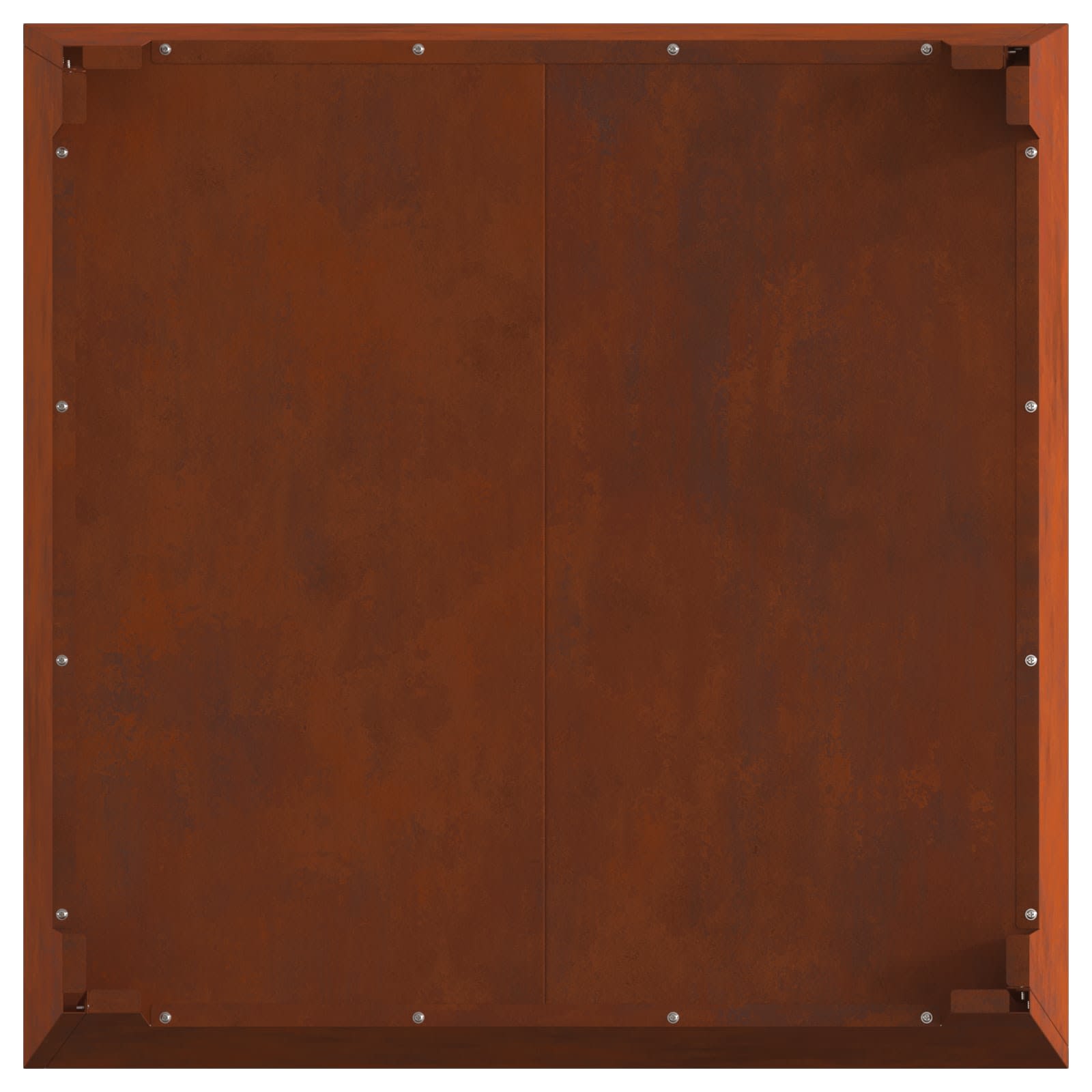 Feuerstelle Schwarz 50 x 50 x 38 cm Stahl