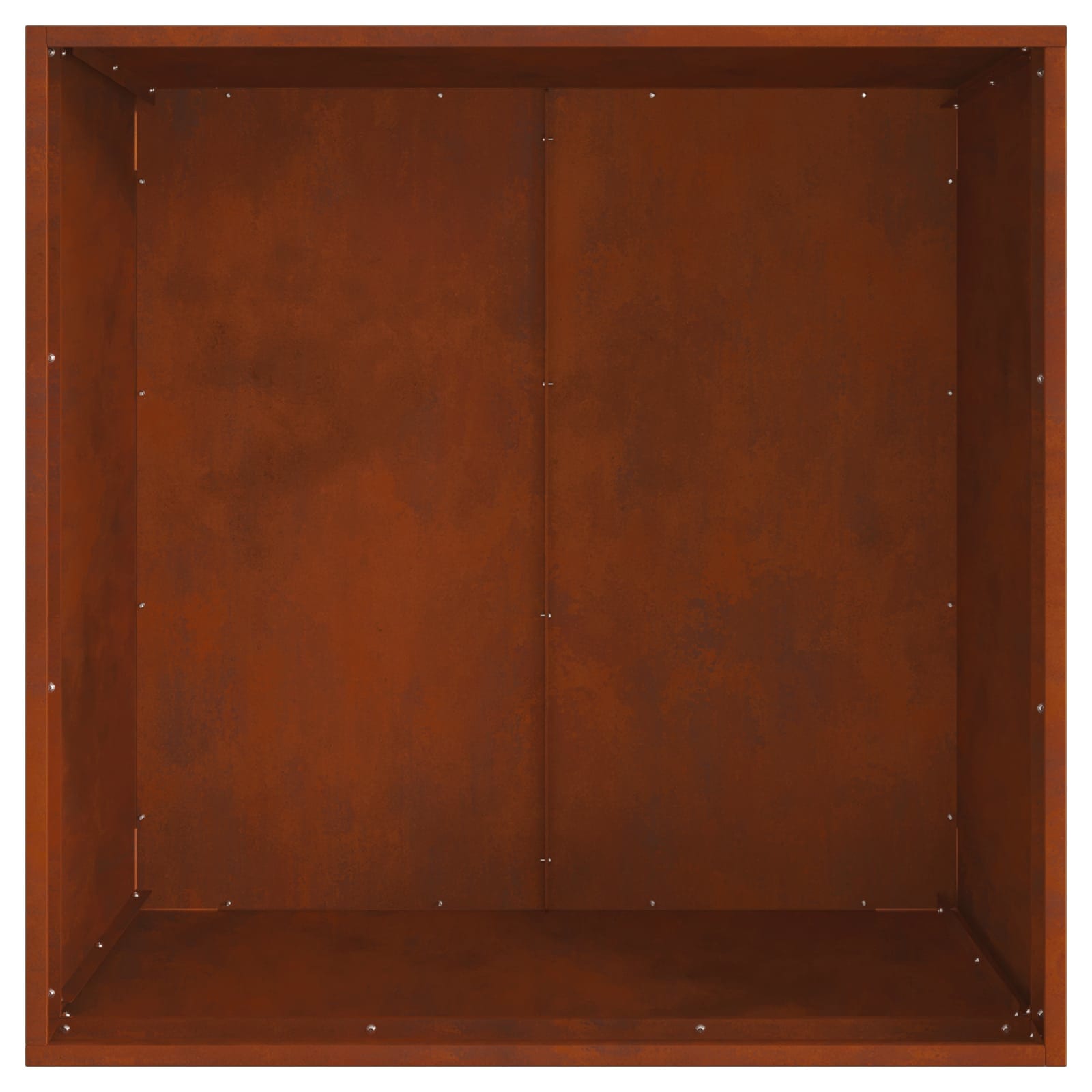 Feuerstelle Schwarz 50 x 50 x 38 cm Stahl