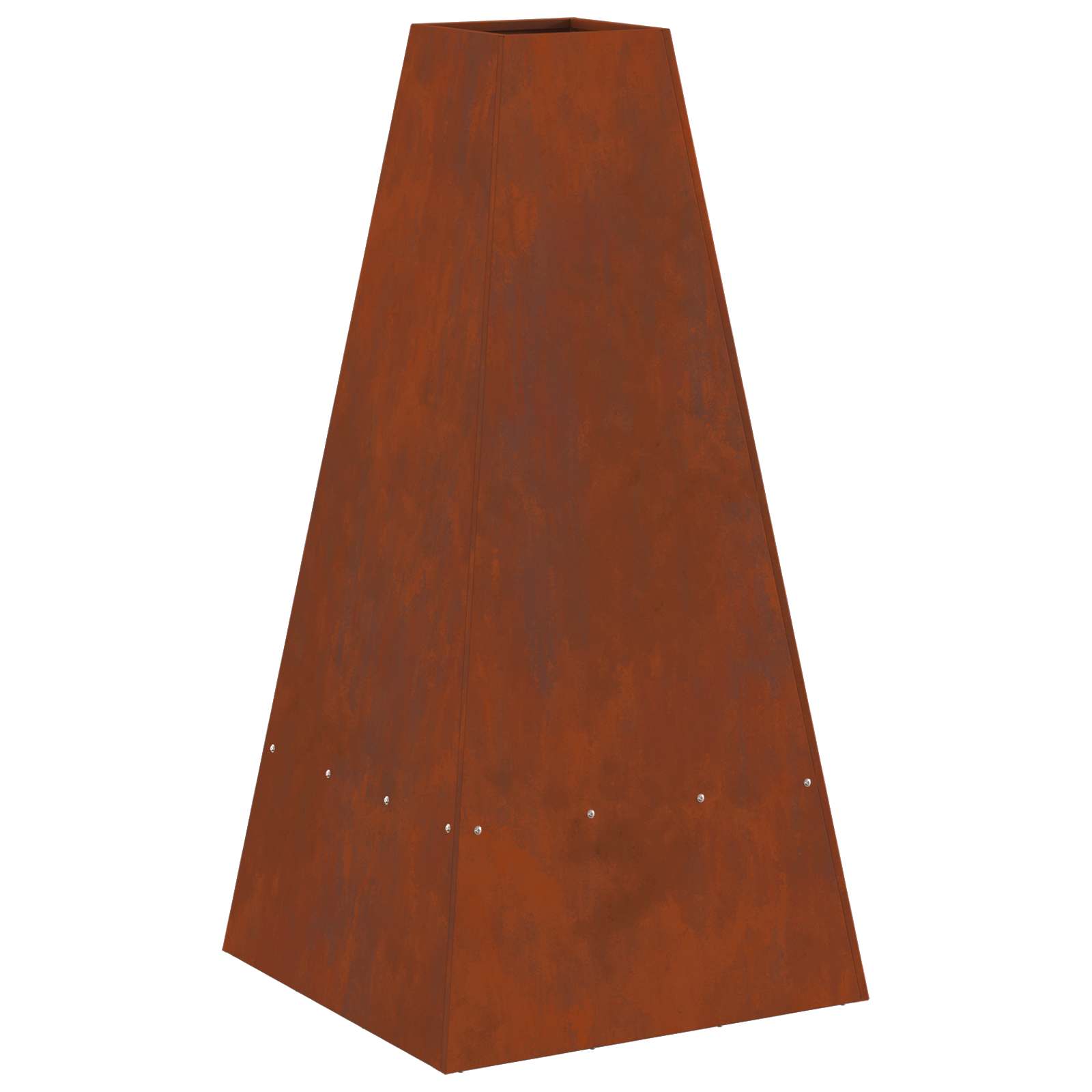 Feuerstelle Schwarz 35 x 35 x 100 cm Stahl