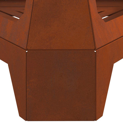 Feuerstelle Schwarz 50 x 43 x 52 cm Stahl