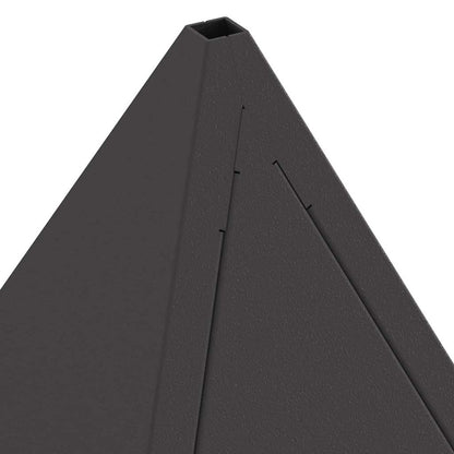 Feuerstelle Schwarz 50 x 50 x 51 cm Stahl