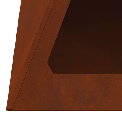 Feuerstelle Schwarz 50 x 50 x 51 cm Stahl