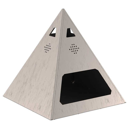 Feuerstelle Schwarz 50 x 50 x 51 cm Stahl