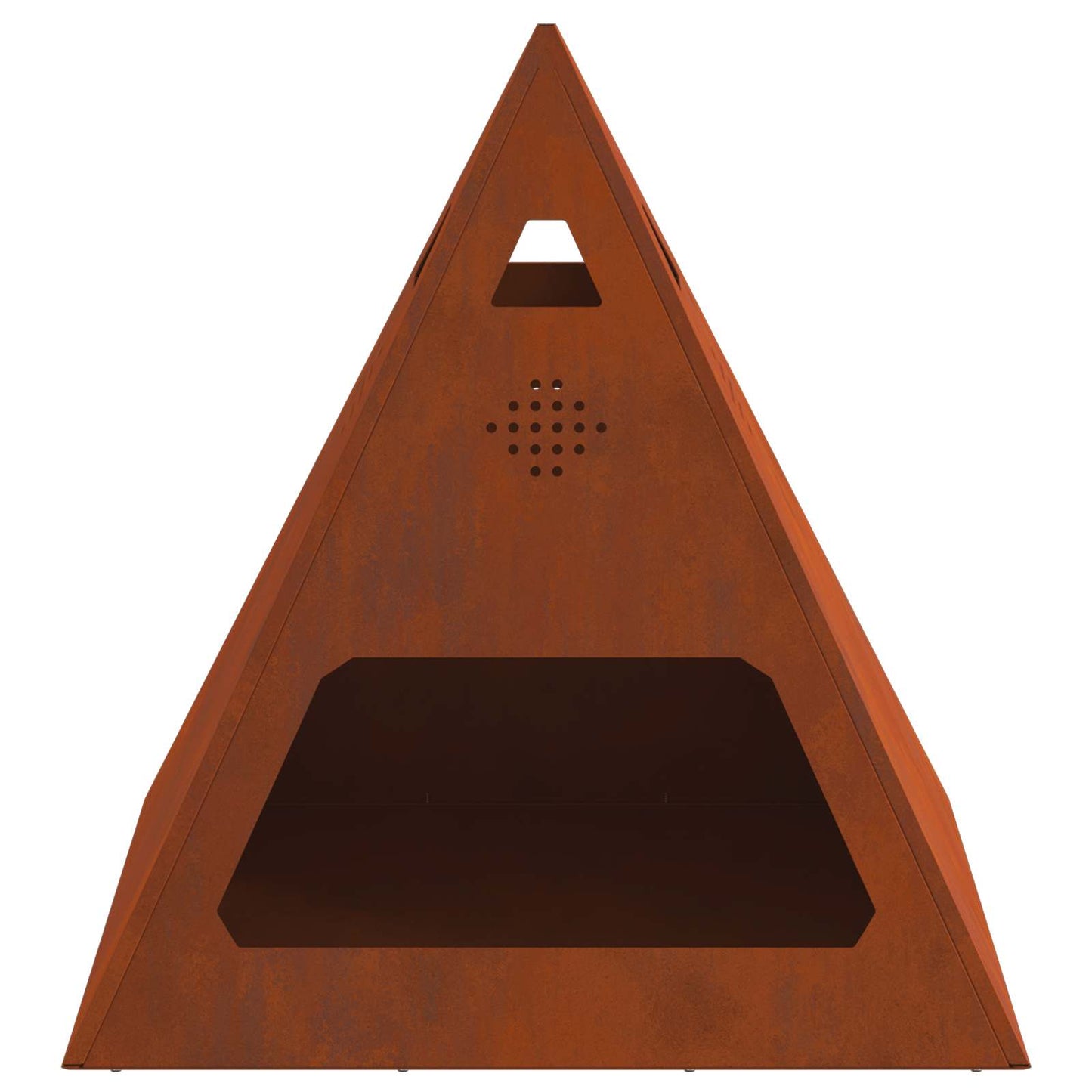 Feuerstelle Schwarz 50 x 50 x 51 cm Stahl