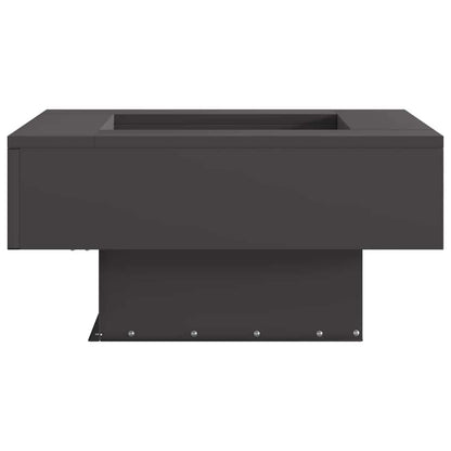 Feuerstelle Schwarz 60 x 60 x 30 cm Stahl