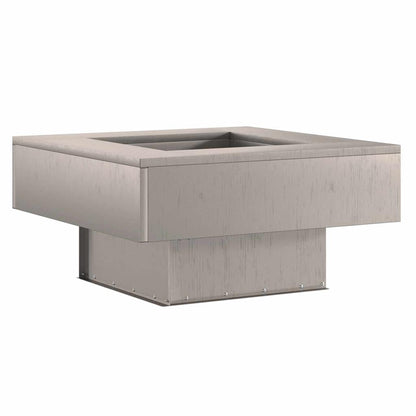 Feuerstelle Schwarz 60 x 60 x 30 cm Stahl