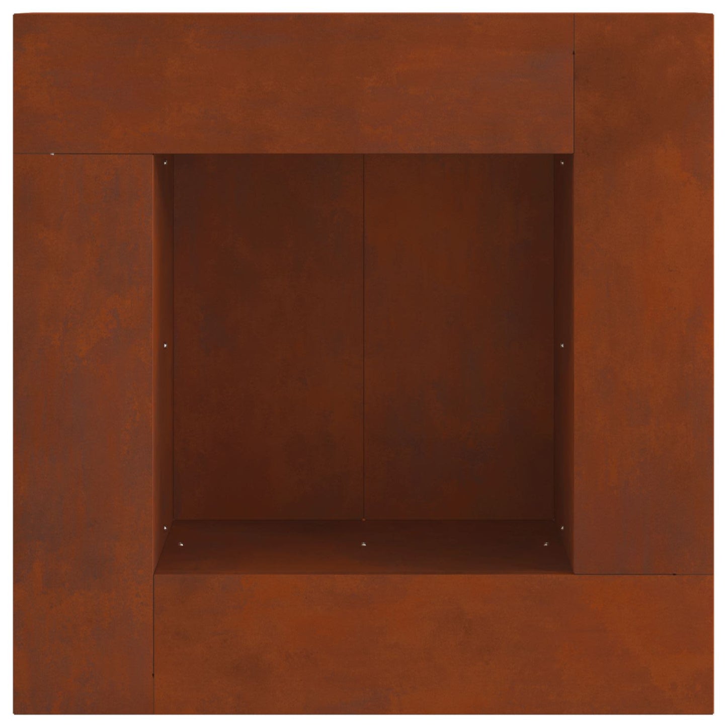 Feuerstelle Schwarz 60 x 60 x 30 cm Stahl