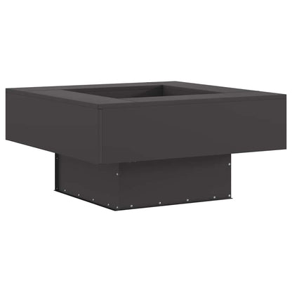 Feuerstelle Schwarz 60 x 60 x 30 cm Stahl