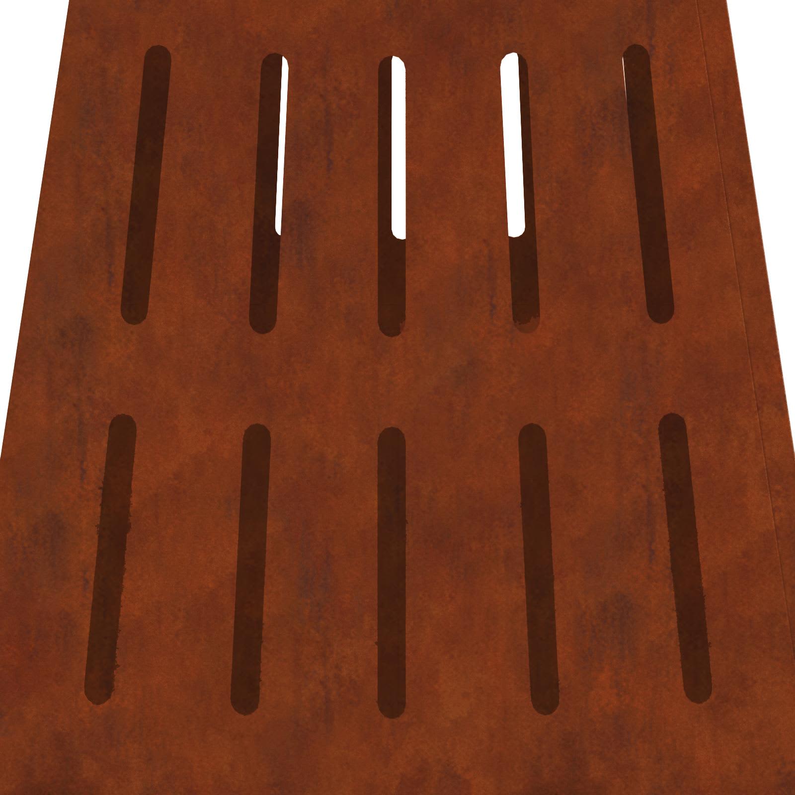 Feuerstelle Schwarz 50 x 50 x 70 cm Stahl
