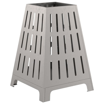 Feuerstelle Schwarz 50 x 50 x 70 cm Stahl