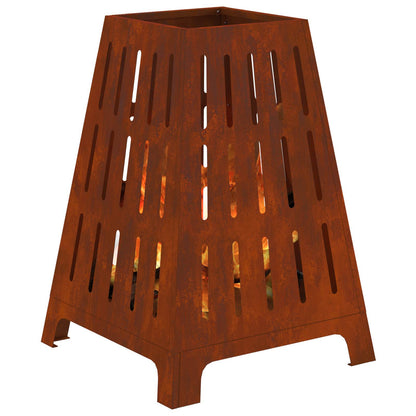 Feuerstelle Schwarz 50 x 50 x 70 cm Stahl