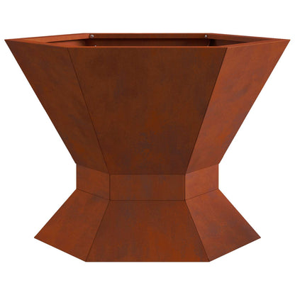 Feuerstelle Schwarz 50 x 50 x 40 cm Stahl