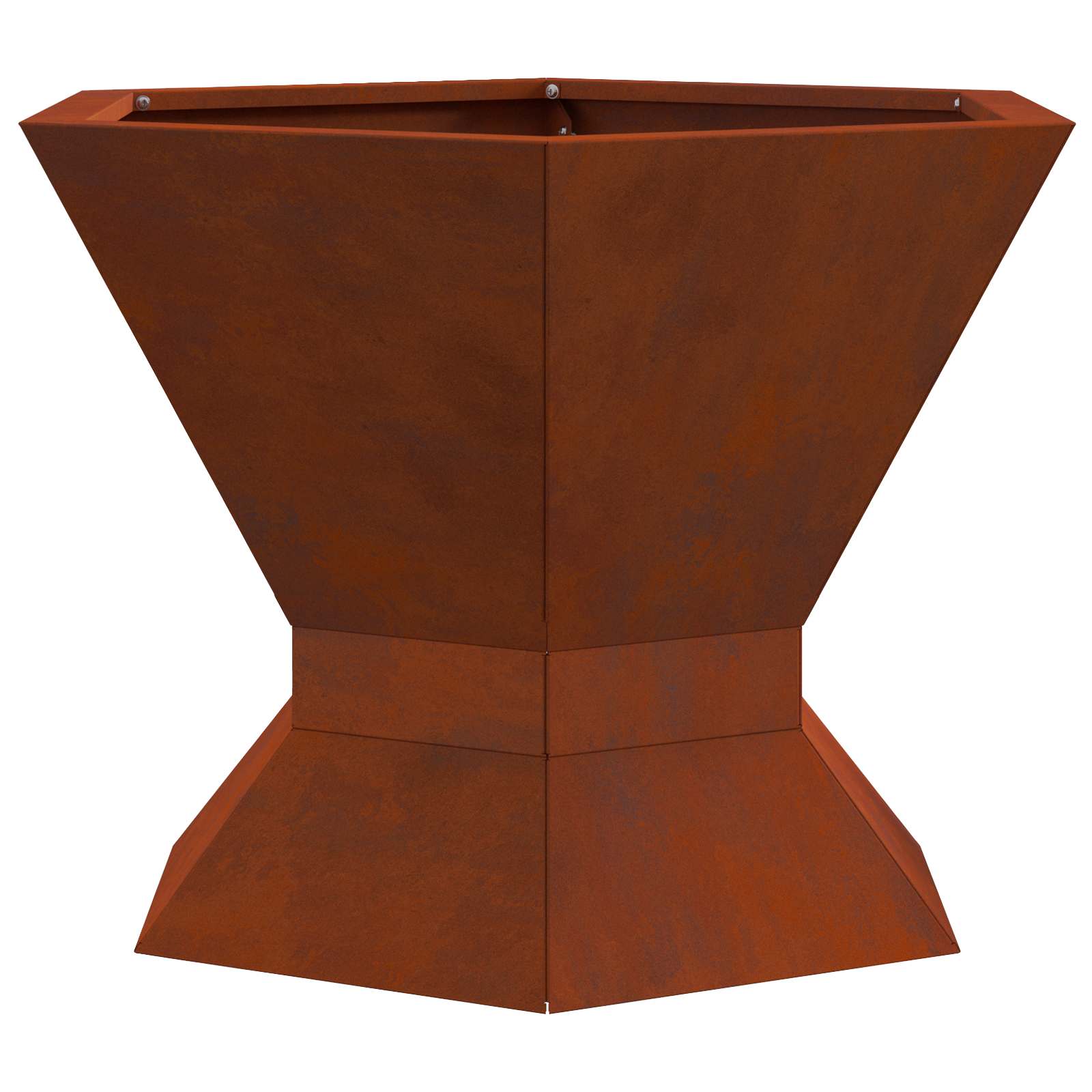 Feuerstelle Schwarz 50 x 50 x 40 cm Stahl