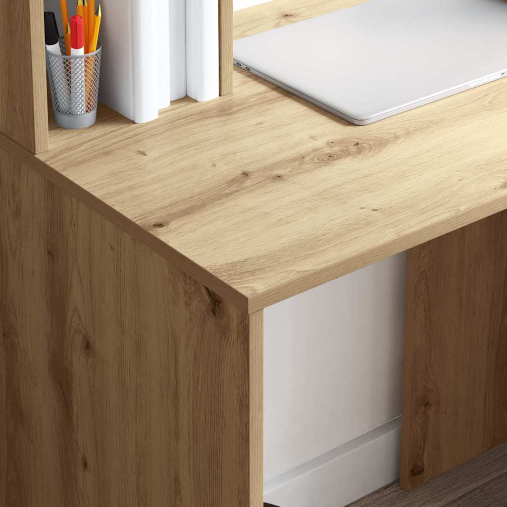 Schreibtisch Artisan-Eiche 91 x 50 x 149 cm Holzwerkstoff
