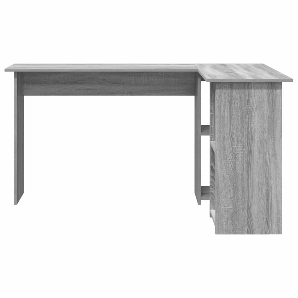 Schreibtisch Graues Sonoma 142 X 102 X 73 Cm Holzwerkstoff