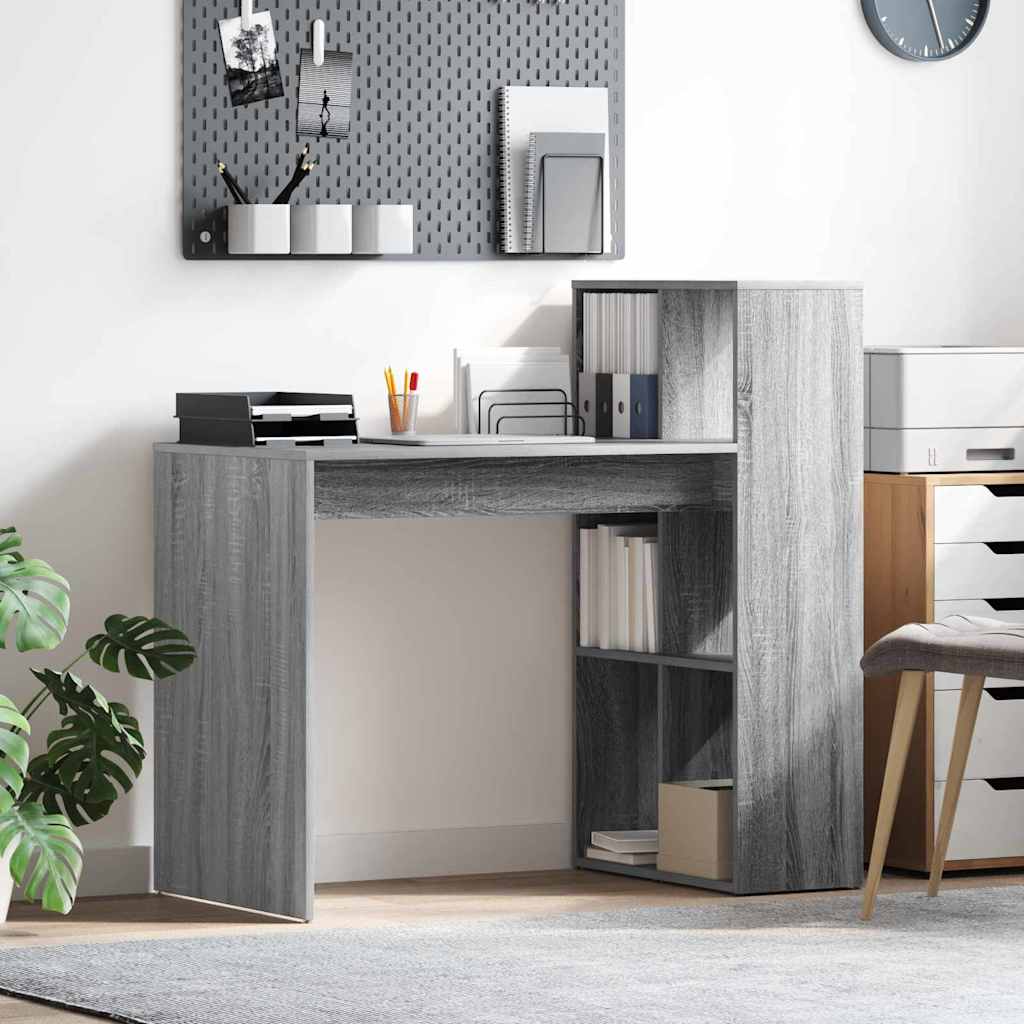 Tisch mit Regal Sonoma Eiche 108 x 55 x 103,5 cm Holzwerkstoff