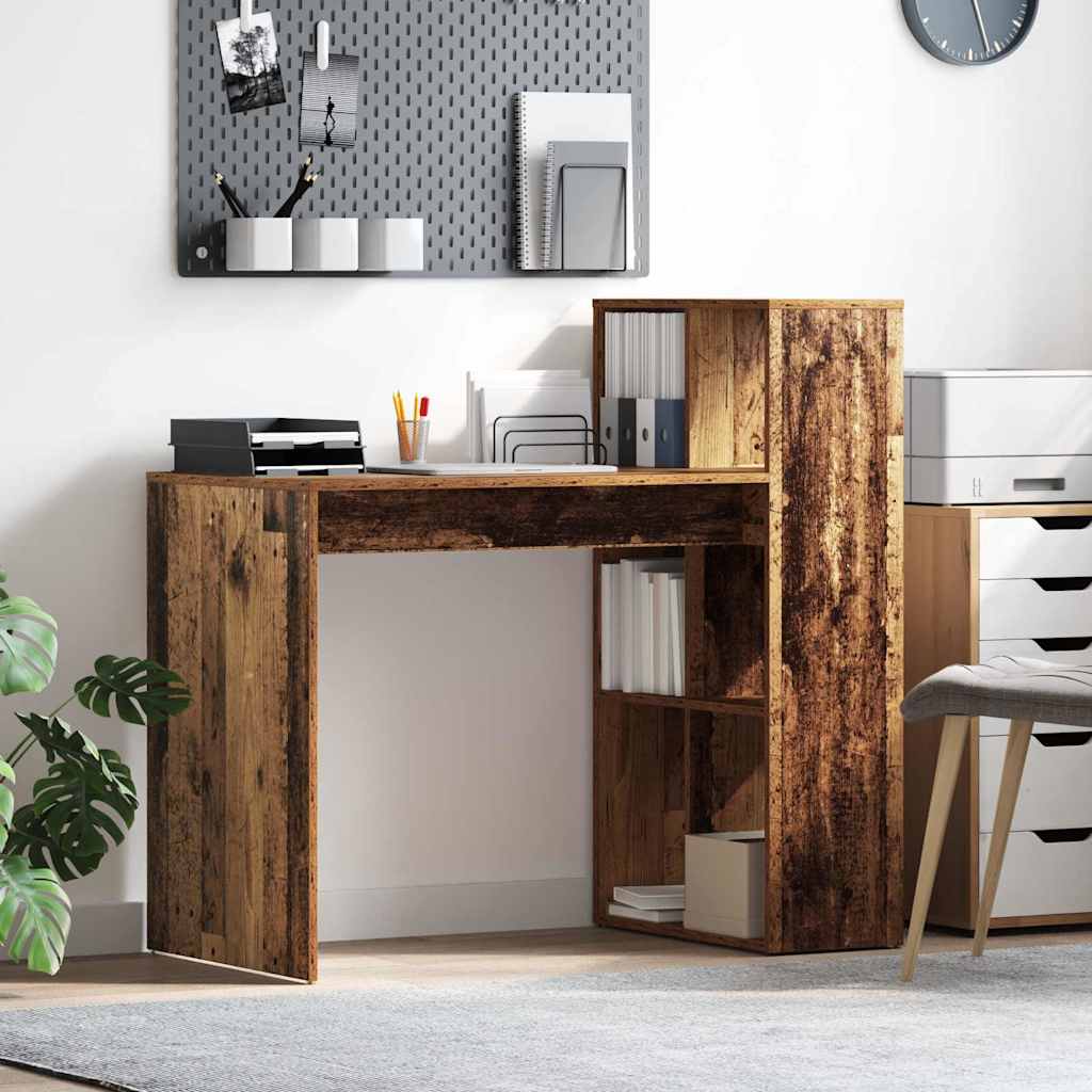 Tisch mit Regal Sonoma Eiche 108 x 55 x 103,5 cm Holzwerkstoff
