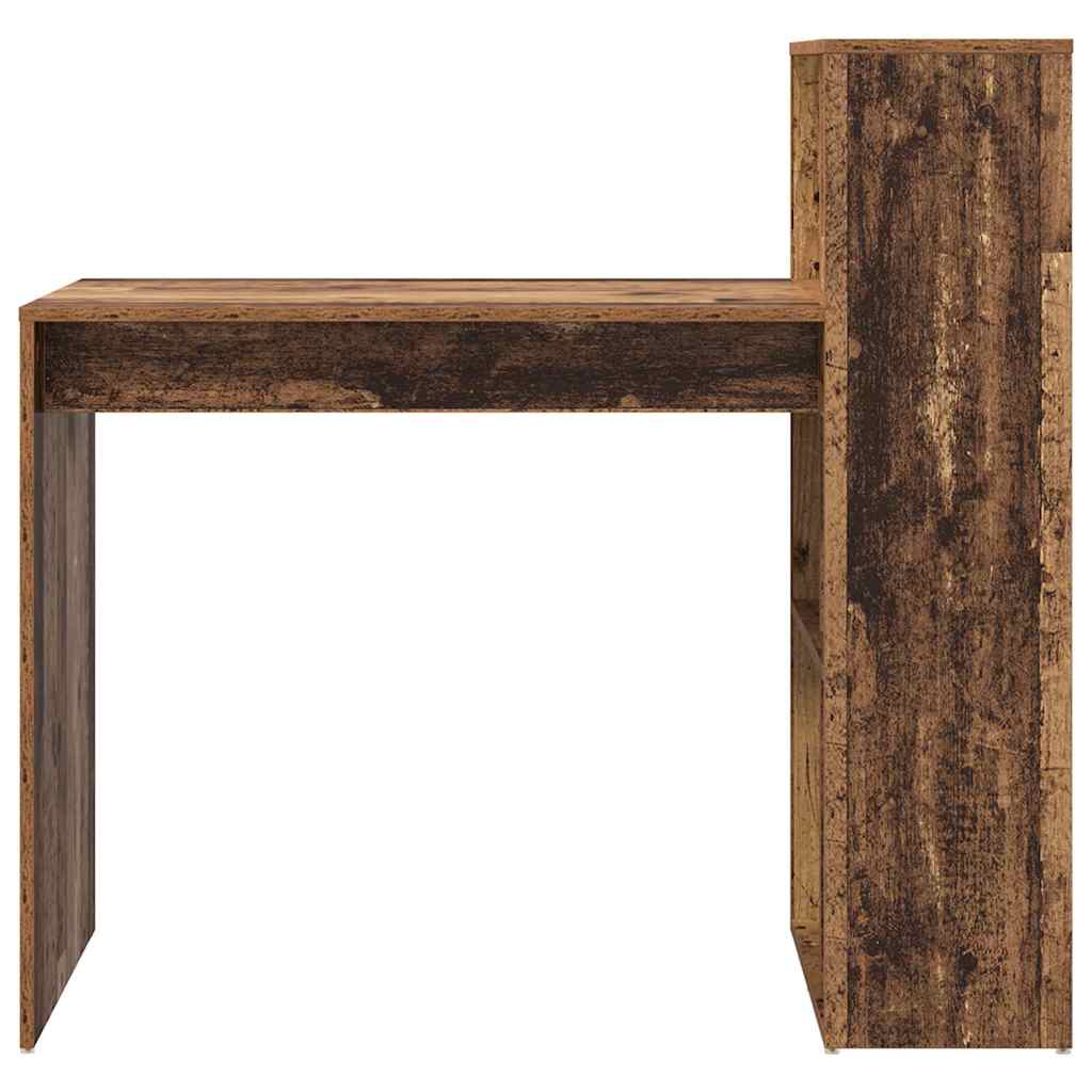 Tisch mit Regal Sonoma Eiche 108 x 55 x 103,5 cm Holzwerkstoff