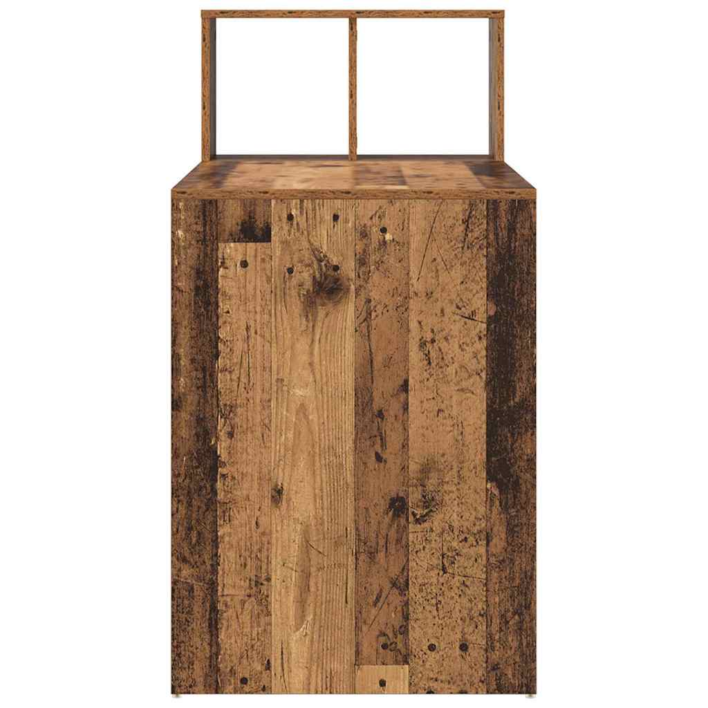 Tisch mit Regal Sonoma Eiche 108 x 55 x 103,5 cm Holzwerkstoff