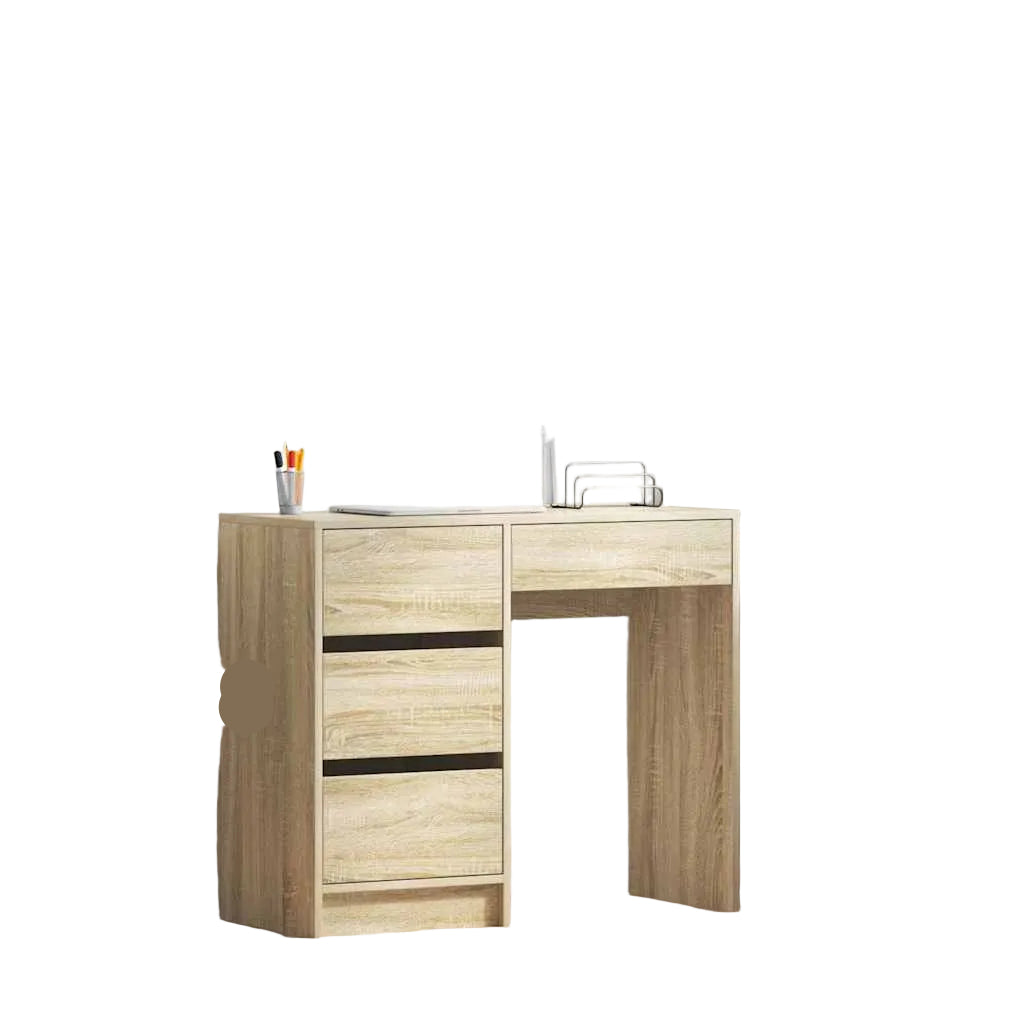 Schreibtisch Graues Sonoma 90 X 37,5 X 75 Cm Holzwerkstoff