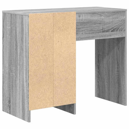 Schreibtisch Graues Sonoma 90 X 37,5 X 75 Cm Holzwerkstoff