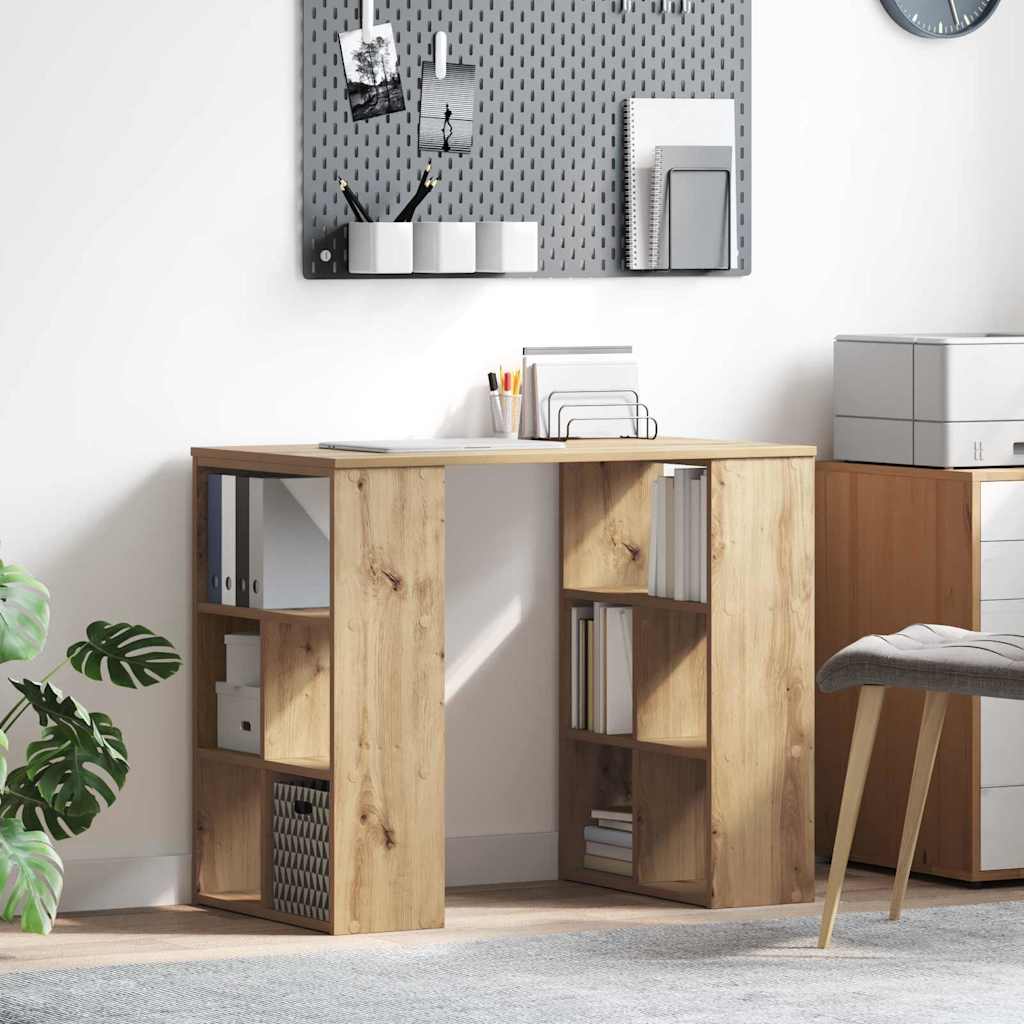 Schreibtisch Schwarze Eiche 90 x 50 x 75 cm Holzwerkstoff
