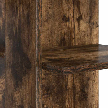 Eckschreibtisch mit Stauraum mit Regal Weiß 140 x 113,5 x 75 cm