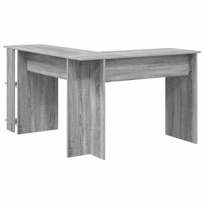 Eckschreibtisch mit Stauraum mit Regal Weiß 140 x 113,5 x 75 cm