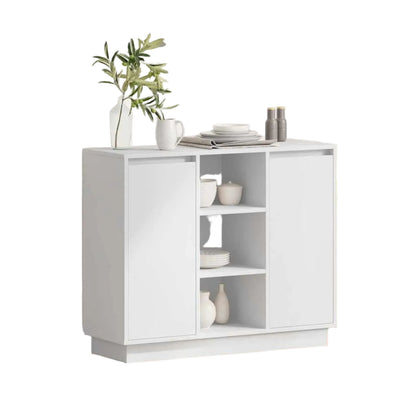 Led-Sideboard 90 X 32 X 75 Cm Holzwerkstoff