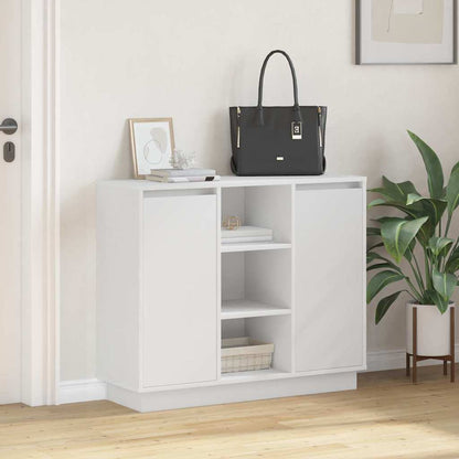 Led-Sideboard 90 X 32 X 75 Cm Holzwerkstoff