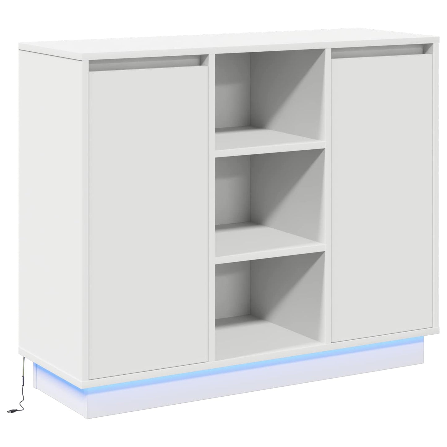 Led-Sideboard 90 X 32 X 75 Cm Holzwerkstoff