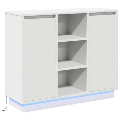 Led-Sideboard 90 X 32 X 75 Cm Holzwerkstoff