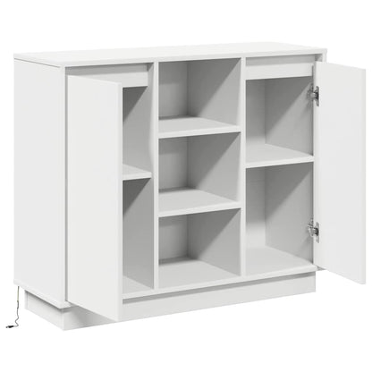 Led-Sideboard 90 X 32 X 75 Cm Holzwerkstoff